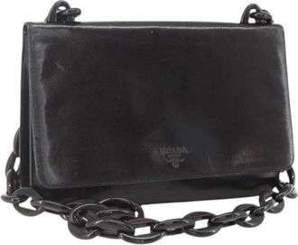 Prada Pre-owned Shoulder Bags, female, Black, Size: ONE SIZE Pre-owned Vintage Shoulder Bag