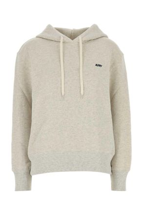 Autry Melange Light Grey Cotton Main Wom Sweatshirt