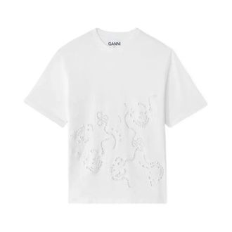 Ganni Hombre, Camisetas, Blanco, Talla: M