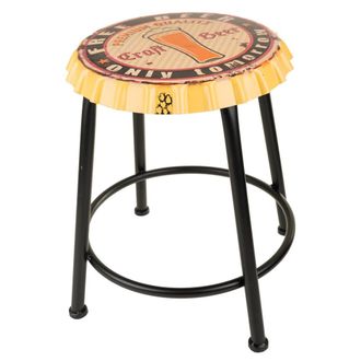 Wanderlust Deco Wanderlust Deco - Taburete De Metal Multicolor 35x35x46 Cm