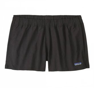 Patagonia Womens Barely Baggies Shorts In Black W/ Black