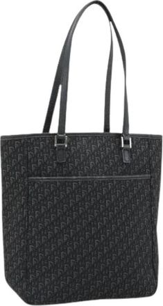 Dior Pre-owned Vintage Tote Bag - Dames - Vintage Shopper - Zwart - ONE Size - Leer - Vintage