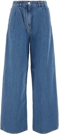 Givenchy Blue Denim Wide-leg Jeans
