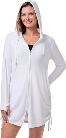 Coolibar Swim Cover-Up - UPF 50+ Sun Protection - Wailea in White at Nordstrom, Size Xx-Large