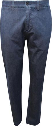Harmont & Blaine Chinos, male, Blue, Size: 4XL Wnh300 A18 059350 Pantalone
