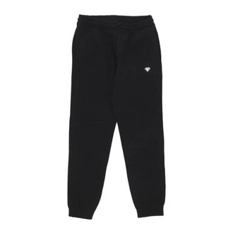 Iuter Sweatpants, male, Black, S, Black Logo Joggers Fleece Tracksuit
