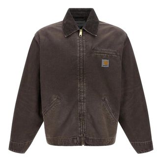 Carhartt Work in Progress OG Detroit Jacket - Heren - Spijkerjassen - Bruin - XL - Katoen - Jassen