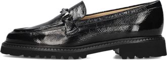 Brunate Zwarte Loafers voor Dames - Dames - Loafers - Zwart - 38 EU - Leer - Schoenen