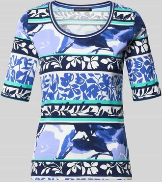 Betty Barclay T-Shirt mit Rundhalsausschnitt in Royal, Gr&ouml;&szlig;e 36