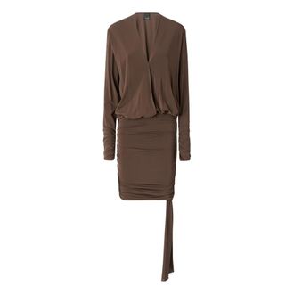 Pinko Pinko, Dames, Jurken, Bruin, Maat: XS