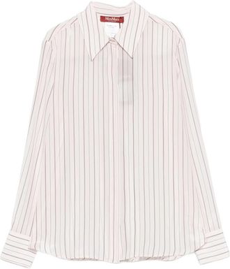 Max Mara Flirt Striped Long-sleeved Shirt