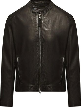 Bomboogie Roy Leather Jacket - - Jackets - Uomo - Marrone - L
