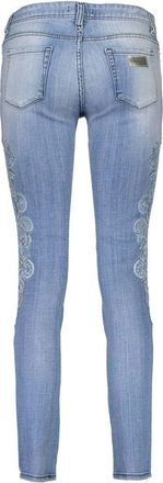 Just Cavalli Azzurro Cotton Women Jeans Blue Clothing