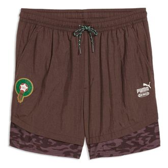 Puma x MOROCCO x SALEHE BEMBURY KING Relaxed Shorts Chocolate Brown 635134-13