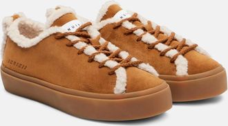 INUIKII Sneakers in suede con shearling