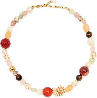 Anni Lu Anni LU Seaside 18kt Gold-plated Necklace - Cream - One Size