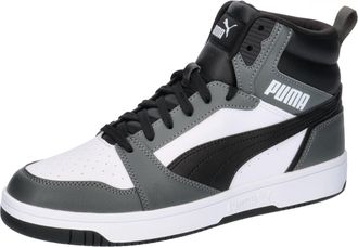 Puma Puma Unisex Adults Rebound V6 Sneakers, Puma White-Puma Black-Shadow Gray, 8.5 UK