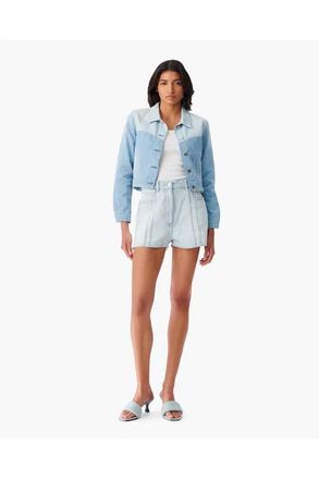 Iro Tosca Jacket In Patchwork Denim