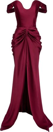 Ana Radu Abito con spalle scoperte - Rosso