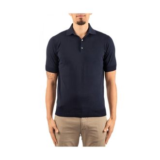 FILIPPO DE LAURENTIIS Polo Shirts, male, Blue, 2XL, Classic Polo Shirt