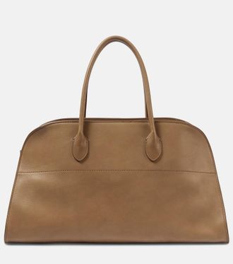 The Row E/W Margaux leather tote bag