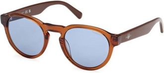 GANT Ga 00002 45V Zonnebril - Heren - Zonnebrillen - Bruin - 51 MM - Accessoires