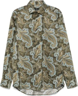 Etro Shirts - Heren - Casual Overhemden - Veelkleurig - L - Overhemden