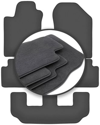 OEM Alfombrillas Premium Para Toyota Corolla Verso Ii 7 Plazas (2004-2009)