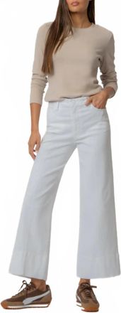 Kut from the Kloth Meg High Rise Wide Leg Jeans In Optic White