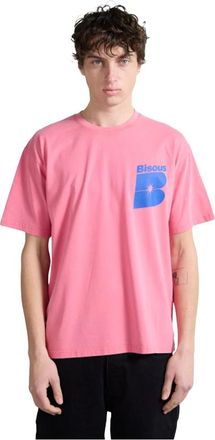 Bisous Skateboards Sunski T-Shirt - Heren - Tops - Roze - Maat: L Katoen