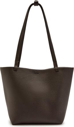 The Row The Row Park Medium Grained Leather Tote - Dark Brown - One Size