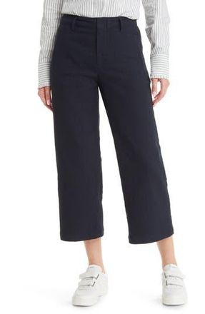 Rag & Bone Dylan High Waist Crop Wide Leg Tweed Pants in Sal at Nordstrom Rack, Size 12