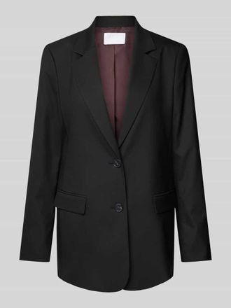 Jake*s Relaxed Fit Blazer mit Knopfleiste in Black, Gr&ouml;&szlig;e 38