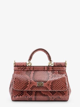 Dolce & Gabbana Borsa a mano Sicily mini in pitone lucido - DOLCE & GABBANA - gender_Woman