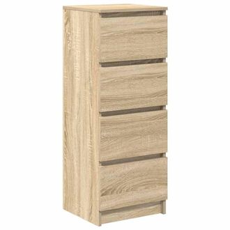Berkfield Home Sideboard Sonoma Oak 37.5x35x99 cm Engineered Wood in Light Tan