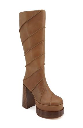 Zigi Soho Albania Platform Waterproof Boot in Light Tan at Nordstrom, Size 10