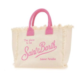 MC2 Saint Barth Tote Bags, female, White, Size: ONE SIZE Vanity Tote Bag