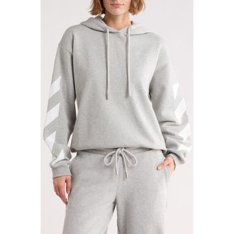 Off-white Cotton Hoodie in Med Grey Heather at Nordstrom Rack, Size Medium