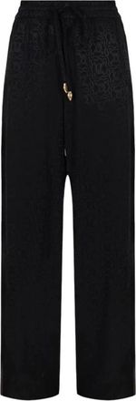 Just Cavalli Broek - Dames - Wijde Broeken - Zwart - XL - Broeken