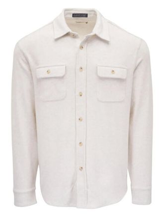 Faherty Legend chest-pockets overshirt - Neutrals