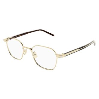 Saint Laurent Metal Optical Frame - unisex - Accessoires - Geel - Maat: 48 MM