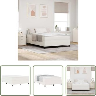vidaXL Vidaxl Cama Tipo Box Spring Crema Y 160 X 200 Cm Tela De Pana
