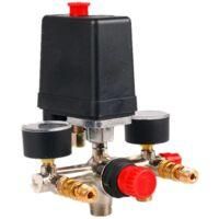 OEM Accesorios Para Bombas De Aire Peque&ntilde;as, Soporte Bama, Soporte Para Interruptor De Presi&oacute;n De Un Solo Orificio, V&aacute;lvula De Man&oacute;metro Bama - Crezuo