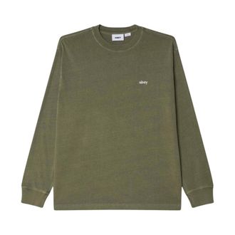 Obey Hombre, Camisetas, Verde, Talla: L