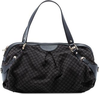 Gucci Pre-owned Gucci Diamante Canvas Bridle Satchel Ladies N4N7QFSQZ06PBX81