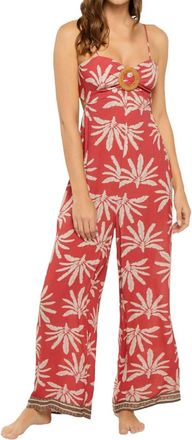 Vintage Havana Palm Island Wide Leg Jumpsuit