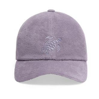 Vilebrequin Terry Cap Turtle Embroidery - unisex - Petten - Paars - ONE Size - Accessoires