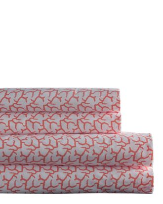 Elite Hotel Coastal Easy Care Print Sheet Set