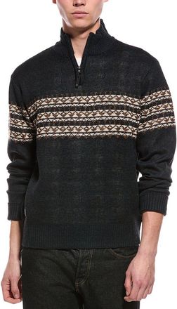 Point Zero Semi Fit 1/4-Zip Mock Neck Sweater