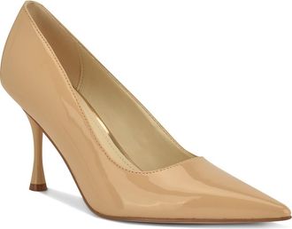 Nine West Pursee Pointed Toe Pump in Light Natural at Nordstrom, Size 6.5